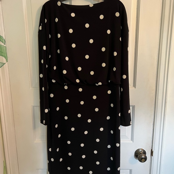 Ann Taylor Polka Dot Fitted Dress - Picture 2 of 5